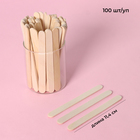 Палочки для мороженого деревянные Magistro, 11,4 см, 100 шт/уп - Фото 1