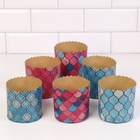 Форма для кулича бумажная «Витражи», 9×9 см, МИКС 10262115