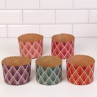 Форма для выпечки кулича бумажная «Геометрия», 11×8.5 см, одноразовая, МИКС - Фото 4