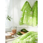 Набор полотенец кухонных Summer Mood, размер 45x60 см, цвет зелёный - фото 297363216