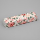 Коробка для конфет, кондитерская упаковка «Цветы», 5 х 21 х 3.3 см - фото 321195590