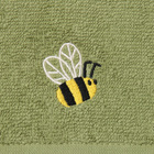 Набор махровых полотенец "Пчёлка" 30х30 см - 3 шт, 100% хлопок 340 г/м2 - Фото 3