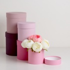 Набор круглых подарочных коробок 5 в 1 «Весенний», 20×20 - 11×11 см - Фото 2