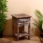 Тумба «Старый Бали», 40×40×60 см, дерево албезия, светло-коричневая - Фото 1