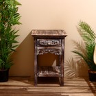 Тумба «Старый Бали», 40×40×60 см, дерево албезия, светло-коричневая - Фото 2