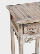 Тумба «Старый Бали», 40×40×80 см, дерево албезия, белая - Фото 6