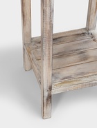 Тумба «Старый Бали», 40×40×80 см, дерево албезия, белая 9930980