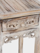 Тумба «Старый Бали», 40×40×80 см, дерево албезия, белая - Фото 8