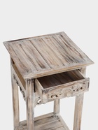 Тумба «Старый Бали», 40×40×80 см, дерево албезия, белая - Фото 9