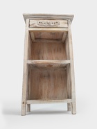 Тумба «Старый Бали», 50×30×90 см, дерево албезия, белая 9930981