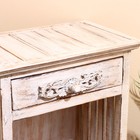 Тумба «Старый Бали», 50×30×90 см, дерево албезия, белая - Фото 3