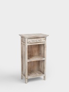 Тумба «Старый Бали», 50×30×90 см, дерево албезия, белая - Фото 3