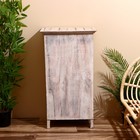 Тумба «Старый Бали», 50×30×90 см, дерево албезия, белая - Фото 5