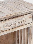 Тумба «Старый Бали», 50×30×90 см, дерево албезия, белая - Фото 9