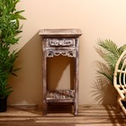 Тумба «Старый Бали», 40×40×80 см, дерево албезия, светло-коричневая - Фото 2