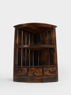 Стеллаж угловой «Бали стайл», 40×40×70 см, дерево албезия, коричневый 9930986