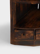 Стеллаж угловой «Бали стайл», 40×40×70 см, дерево албезия, коричневый 9930986