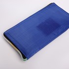 УЦЕНКА Сумка хозяйственная без застёжки, складная, цвет синий - Фото 4