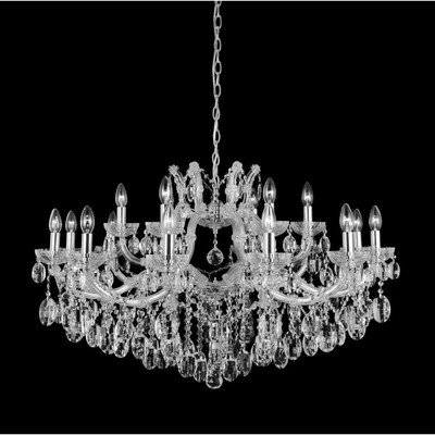 Люстра Crystal Lux, Hollywood 2010/318, E14, 18х60 Вт, 60х85х85 см, цвет хром