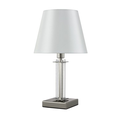 Настольная лампа Crystal Lux, Nicolas 3400/501, E14, 1х60 Вт, 38,6х24х20 см, цвет никель