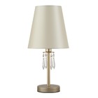 Настольная лампа Crystal Lux, Renata 3591/501, E14, 1х60 Вт, 43х22х22 см, цвет золотой - фото 303814711