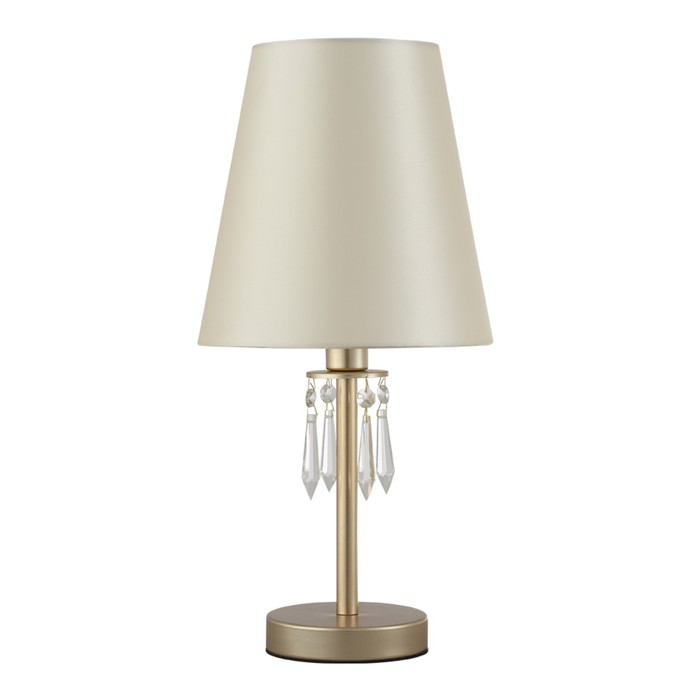 Настольная лампа Crystal Lux, Renata 3591/501, E14, 1х60 Вт, 43х22х22 см, цвет золотой - Фото 1