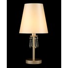 Настольная лампа Crystal Lux, Renata 3591/501, E14, 1х60 Вт, 43х22х22 см, цвет золотой - Фото 2
