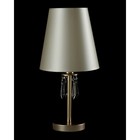 Настольная лампа Crystal Lux, Renata 3591/501, E14, 1х60 Вт, 43х22х22 см, цвет золотой - Фото 3