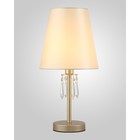 Настольная лампа Crystal Lux, Renata 3591/501, E14, 1х60 Вт, 43х22х22 см, цвет золотой - Фото 4