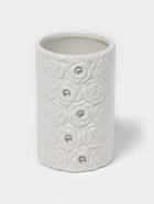 Набор аксессуаров для ванной комнаты Доляна «Барельеф», 4 предмета, дозатор 280 мл, мыльница, 2 стакана, бежевый - Фото 7