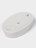 Набор аксессуаров для ванной комнаты Доляна «Барельеф», 4 предмета, дозатор 280 мл, мыльница, 2 стакана, бежевый - Фото 8