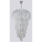 Светильник подвесной Crystal Lux, Barcelona 1161/233, G9, 33х40 Вт, 190х120х120 см, цвет серебро - фото 303814760