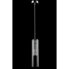 Светильник подвесной Crystal Lux, Beleza 0230/201, G9, 1х5 Вт, 32,8х7,8х7,8 см, цвет хром - фото 303814771