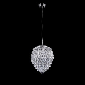 Светильник подвесной Crystal Lux, Charme 1373/204, G9, 4х40 Вт, 31х25х25 см, цвет хром