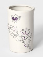 Аксессуары для ванной Доляна «Изящество», 4 предмета, дозатор 250 мл, мыльница, 2 стакана, белые - Фото 2