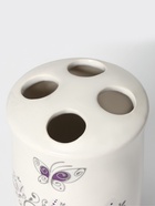 Аксессуары для ванной Доляна «Изящество», 4 предмета, дозатор 250 мл, мыльница, 2 стакана, белые - Фото 3