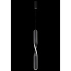 Светильник подвесной Crystal Lux, Clt 034 1400/246, LED, 1х20 Вт, 71х4,2х4,2 см, цвет чёрный - Фото 4