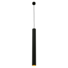 Светильник подвесной Crystal Lux, Clt 037 1400/201, LED, 1х7 Вт, 63х6х6 см, цвет чёрный