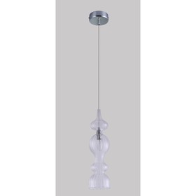 Светильник подвесной Crystal Lux, Iris 2072/201, E14, 1х60 Вт, 47х13х13 см, цвет хром