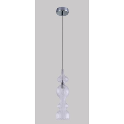 Светильник подвесной Crystal Lux, Iris 2072/201, E14, 1х60 Вт, 47х13х13 см, цвет хром