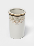 Набор аксессуаров для ванной комнаты Доляна «Золотая роскошь», 4 предмета, дозатор 250 мл, мыльница, 2 стакана, белый - Фото 8