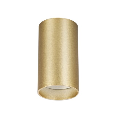 Светильник потолочный Crystal Lux, Clt 015 1401/108, GU10, 1х35 Вт, 10х5,6х5,6 см, цвет золотой