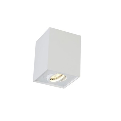 Светильник потолочный Crystal Lux, Clt 420 1400/111, GU10, 1х50 Вт, 12,5х9,6х9,6 см, цвет белый