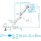 Кронштейн для мониторов Arm Media LCD-T35 серебристый 17"-34" макс.9кг настольный поворот и 102950 - фото 51516690 Кронштейн для мониторов Arm Media LCD-T35 серебристый 17"-34" макс.9кг настольный поворот и 102950 - фото 51516690