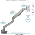 Кронштейн для мониторов Arm Media LCD-T35 серебристый 17"-34" макс.9кг настольный поворот и 102950 - фото 51516695 Кронштейн для мониторов Arm Media LCD-T35 серебристый 17"-34" макс.9кг настольный поворот и 102950 - фото 51516695