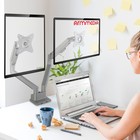 Кронштейн для мониторов Arm Media LCD-T36 серебристый 15"-34" макс.9кг настольный поворот и   102950 - Фото 10