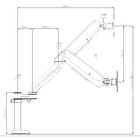 Кронштейн для мониторов ЖК Buro M10 черный 17"-27" макс.9кг крепление к столешнице поворот   1029508 - Фото 9