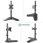 Кронштейн для мониторов Onkron D101FS черный 13"-34" макс.8кг настольный поворот и наклон - фото 51526087 Кронштейн для мониторов Onkron D101FS черный 13"-34" макс.8кг настольный поворот и наклон - фото 51526087