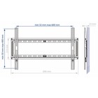 Кронштейн для телевизора Kromax IDEAL-1 черный 32"-90" макс.55кг настенный фиксированный - фото 51516899 Кронштейн для телевизора Kromax IDEAL-1 черный 32"-90" макс.55кг настенный фиксированный - фото 51516899