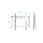 Кронштейн для телевизора Kromax IDEAL-5 черный 15"-47" макс.35кг настенный фиксированный - фото 51516916 Кронштейн для телевизора Kromax IDEAL-5 черный 15"-47" макс.35кг настенный фиксированный - фото 51516916